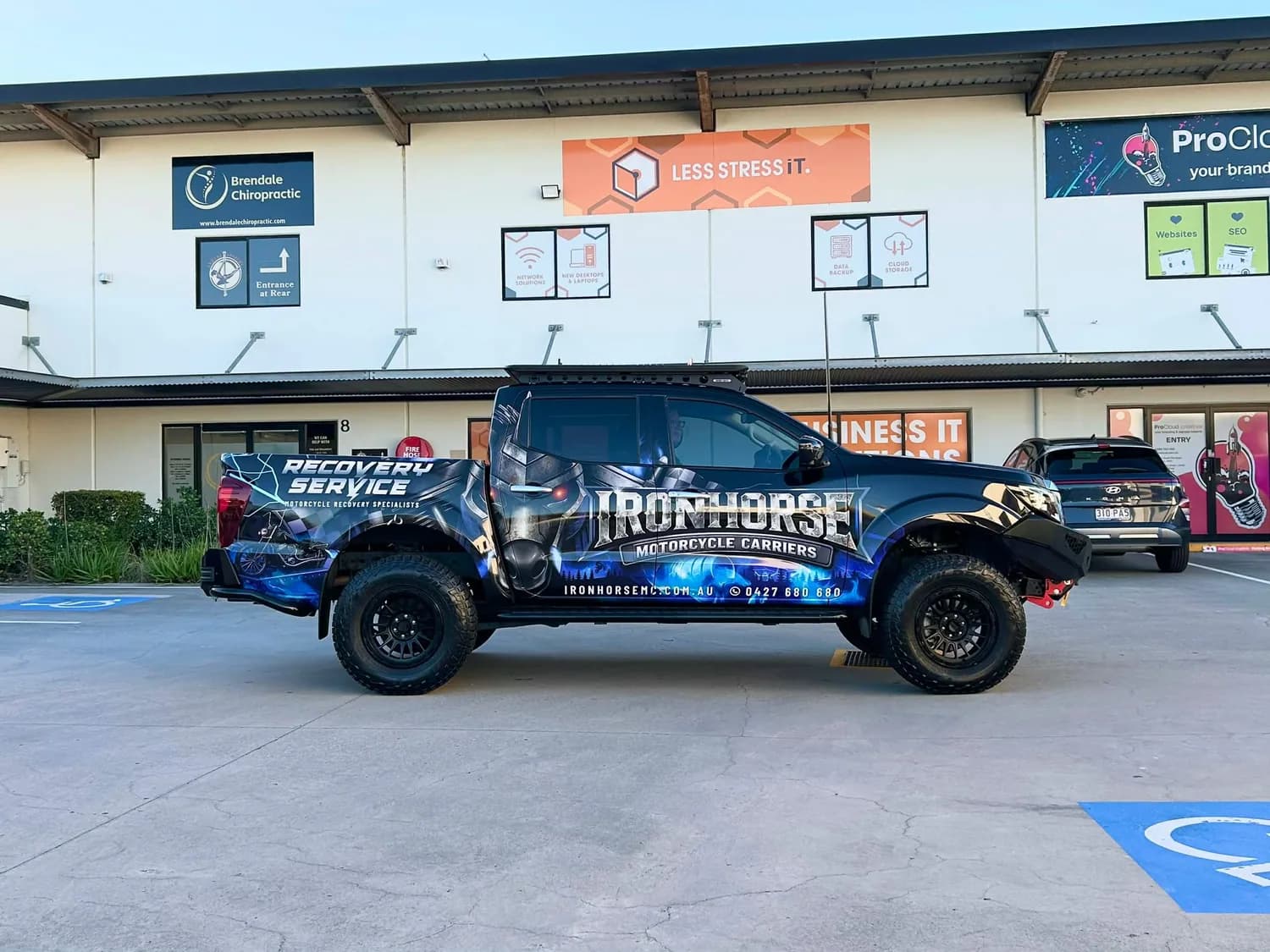 IronHorse full ute wrap by ProCloud