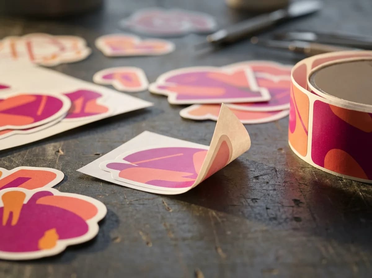 Custom die-cut stickers